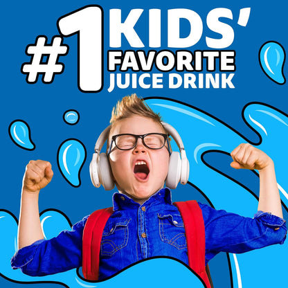 Capri Sun 100% Juice Variety Pack for Kids Lunch Boxes – 40 No-Added-Sugar Fruit Punch Pouches for School and Daycare