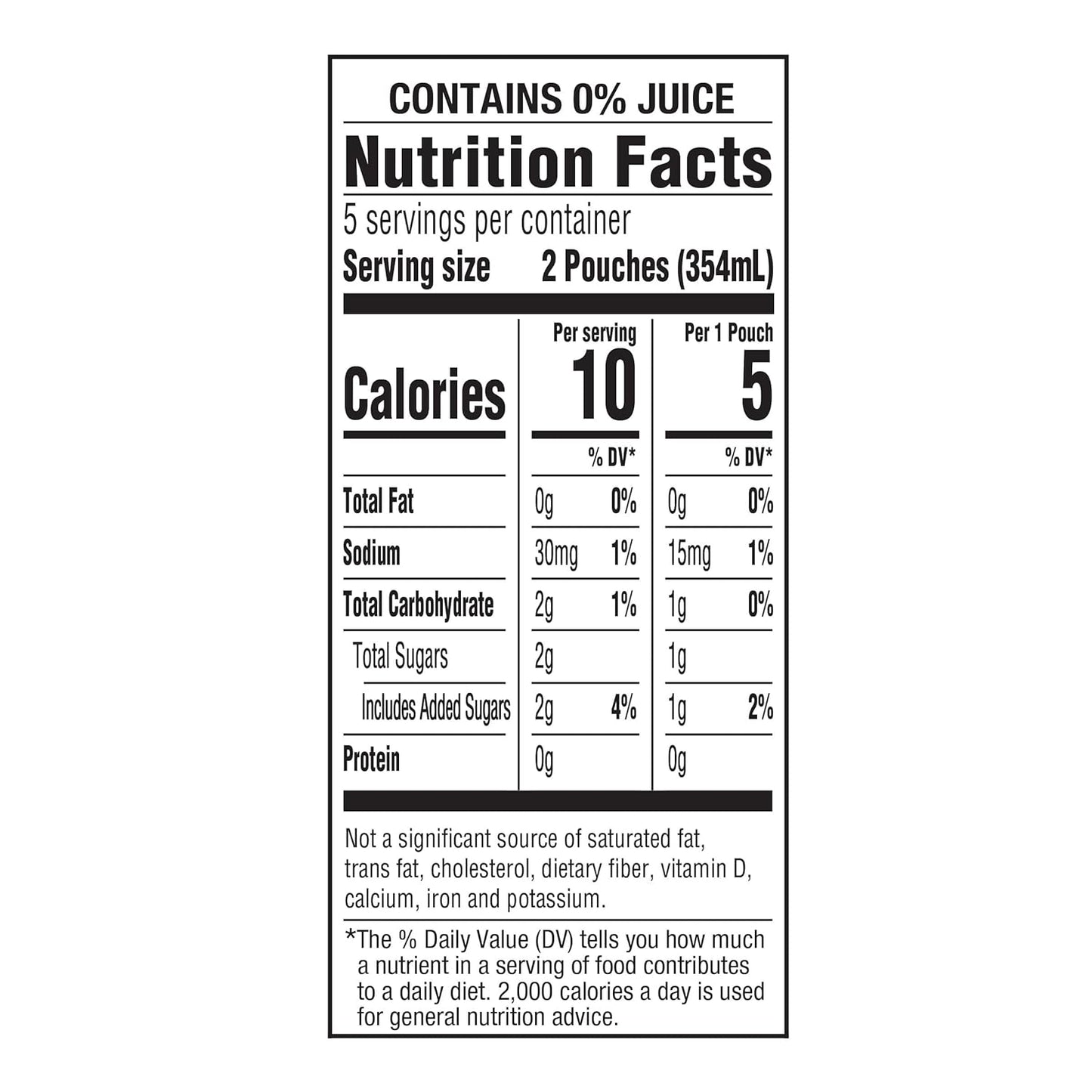 Capri Sun Roarin' Waters Tropical Punch – Kids Lunchbox Drink Pouches, 40 ct Bulk Pack for School