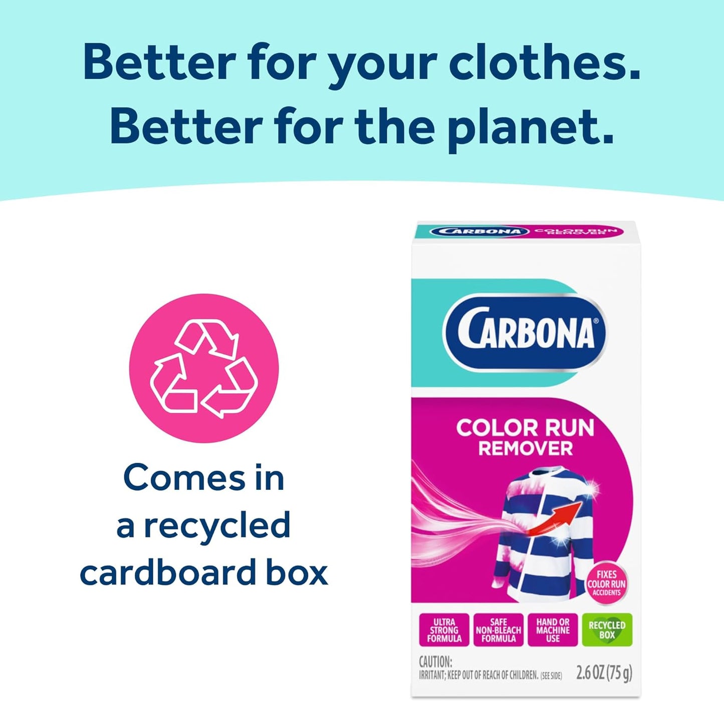Carbona Color Run Remover for Dorm Laundry Routine, Fast Stain Rescue for Students With Tight Schedules