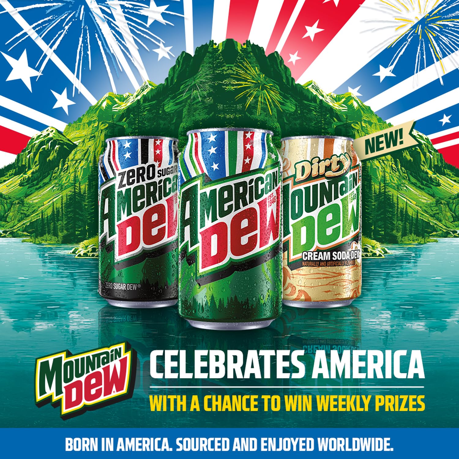 carbonated beverage in standard aluminum can format