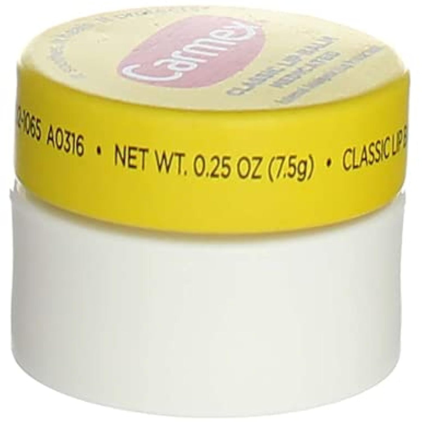 Carmex Medicated Lip Balm Jar – Nightly Self-Care Ritual for Chapped Lips, 0.25 Oz Soothing Cocoa Butter