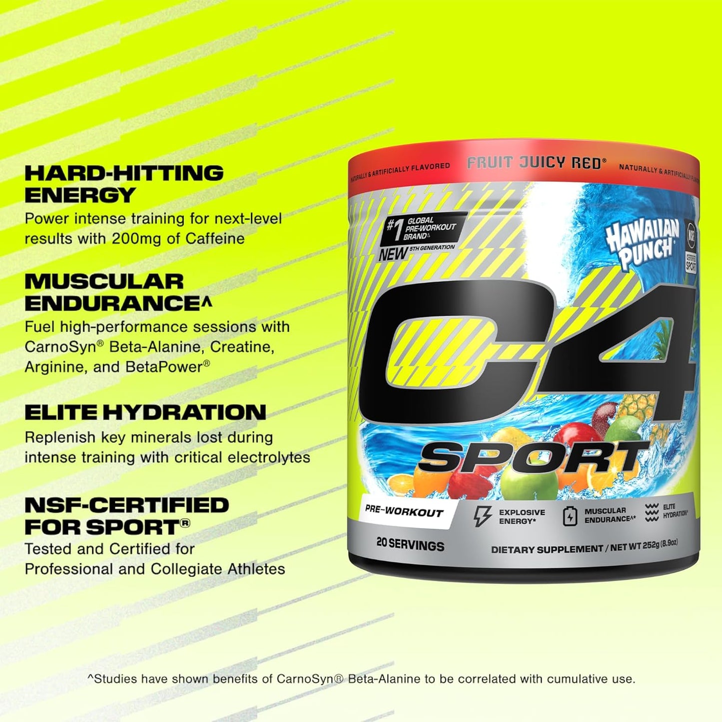 carnosyn clinically studied beta-alanine for muscular endurance