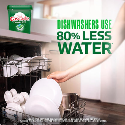 Cascade Complete ActionPacs – Travel and Outdoor Entertaining Cleanup, Dishwasher Detergent for Patio Hosting