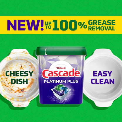 Cascade Platinum Plus Dishwasher Pods – Streamlined Home Office Refresh, No-Prep Daily Dishwashing