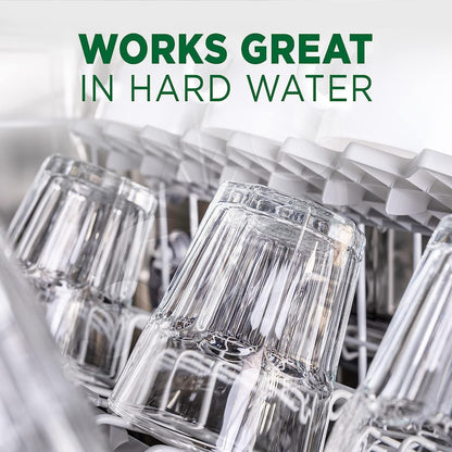 Cascade Rinse Aid Power Dry for Open-Concept Dining Spaces, Streak-Free Glassware Display