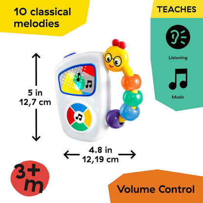 caterpillar bead chaser handle designed for easy grasp by little hands and one-handed carrying