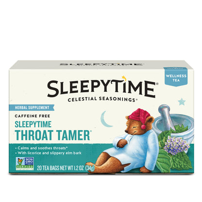 Celestial Seasonings Sleepytime Echinacea Herbal Tea – Cozy Care Package Gift for Mom and Friends