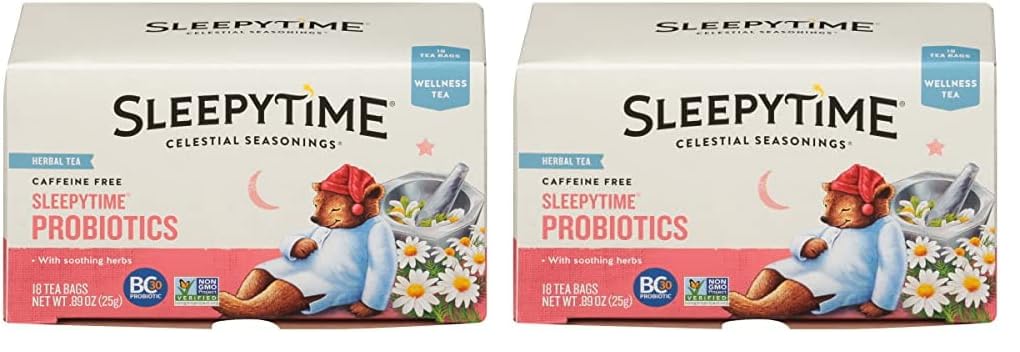 Celestial Seasonings Sleepytime Echinacea Herbal Tea – Cozy Care Package Gift for Mom and Friends