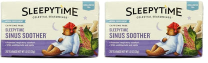 Celestial Seasonings Sleepytime Echinacea Herbal Tea – Cozy Care Package Gift for Mom and Friends
