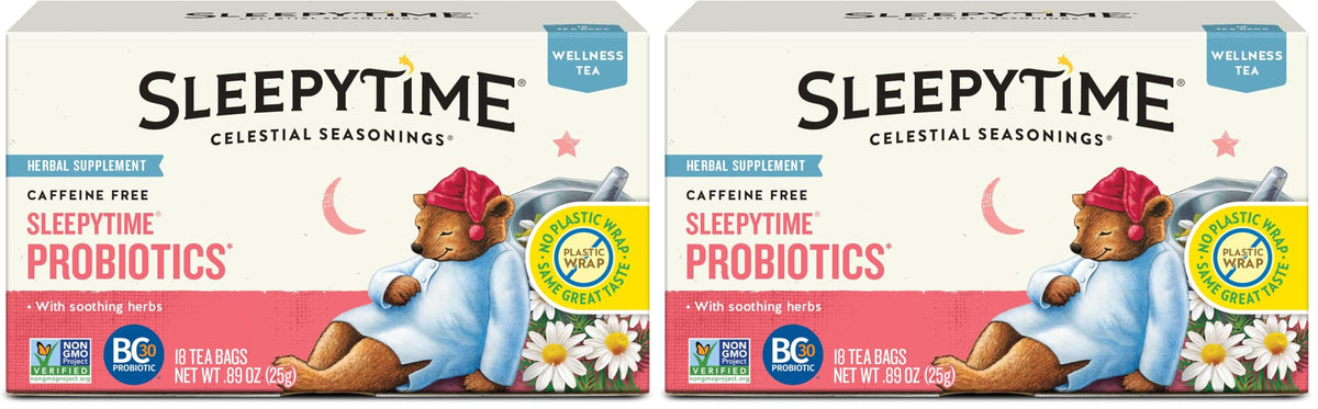 Celestial Seasonings Sleepytime Echinacea Herbal Tea – Cozy Care Package Gift for Mom and Friends