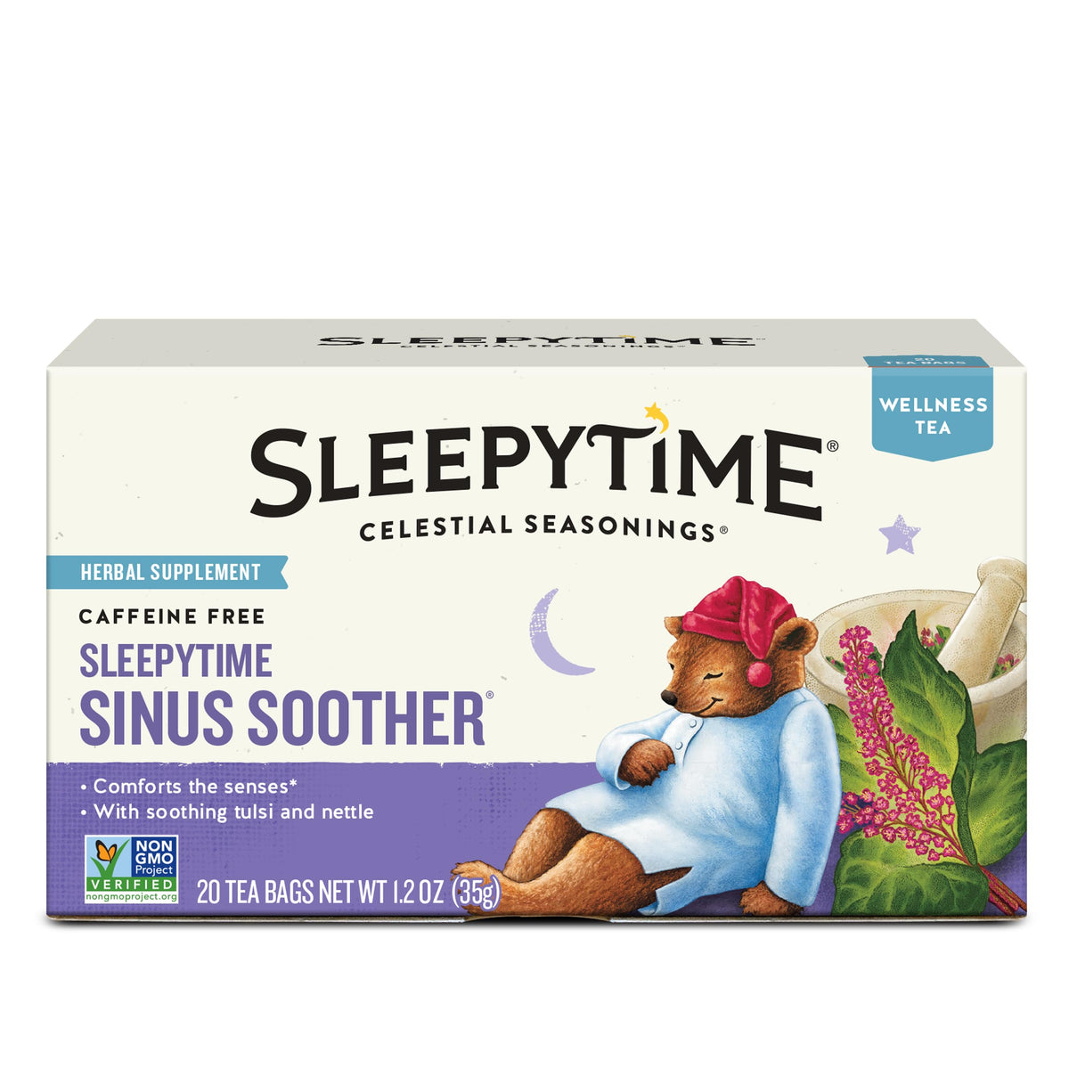 Celestial Seasonings Sleepytime Echinacea Herbal Tea – Cozy Care Package Gift for Mom and Friends