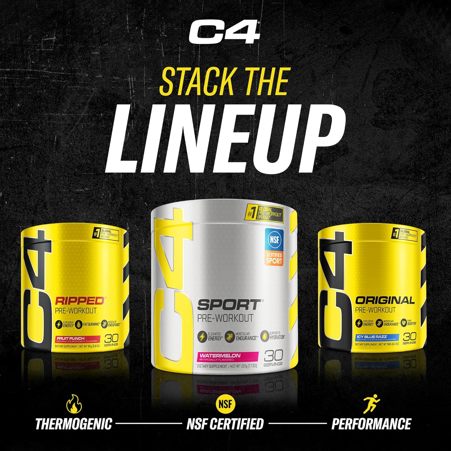 Cellucor C4 Original Pre Workout Cherry Limeade – Office Break Room Focus Boost for Lunchtime Lifters