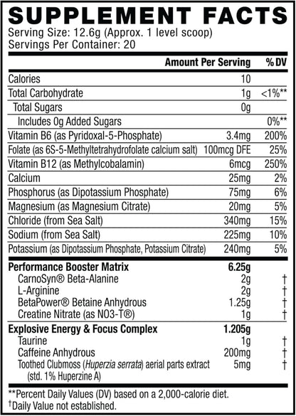 Cellucor C4 Sport Pre Workout Powder - NSF Certified for Sport, Drug-Tested Safe Fuel for Collegiate and Pro Athletes