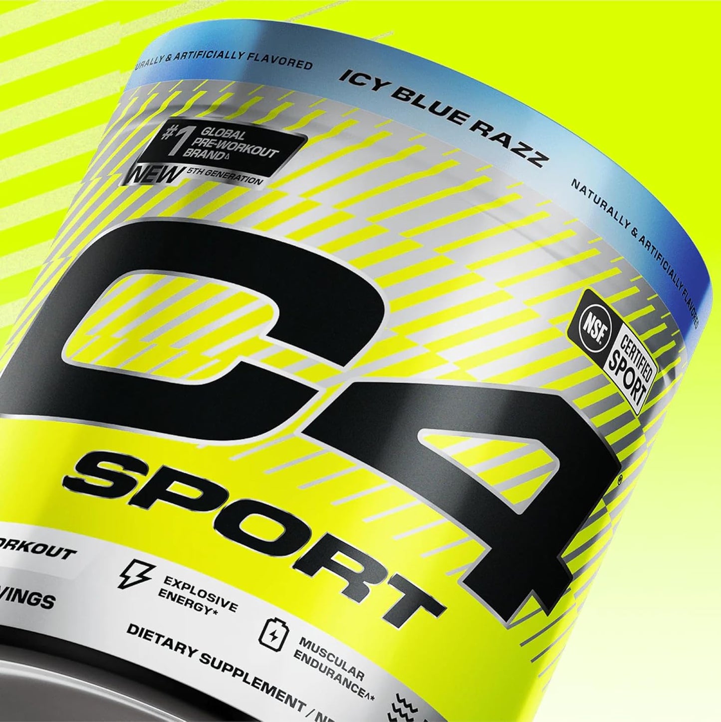 Cellucor C4 Sport Pre Workout Powder - NSF Certified for Sport, Drug-Tested Safe Fuel for Collegiate and Pro Athletes