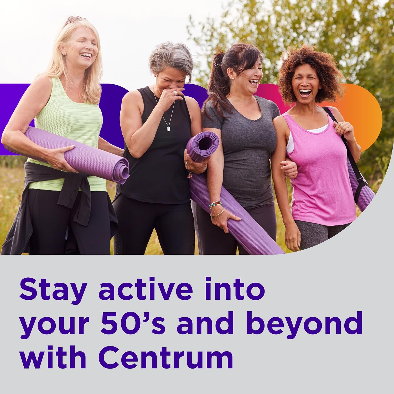 Centrum Silver Women 50+ Multivitamin – Morning Focus Supplement for GLP-1 Routine, Nutritional Gap Support - 200 Ct