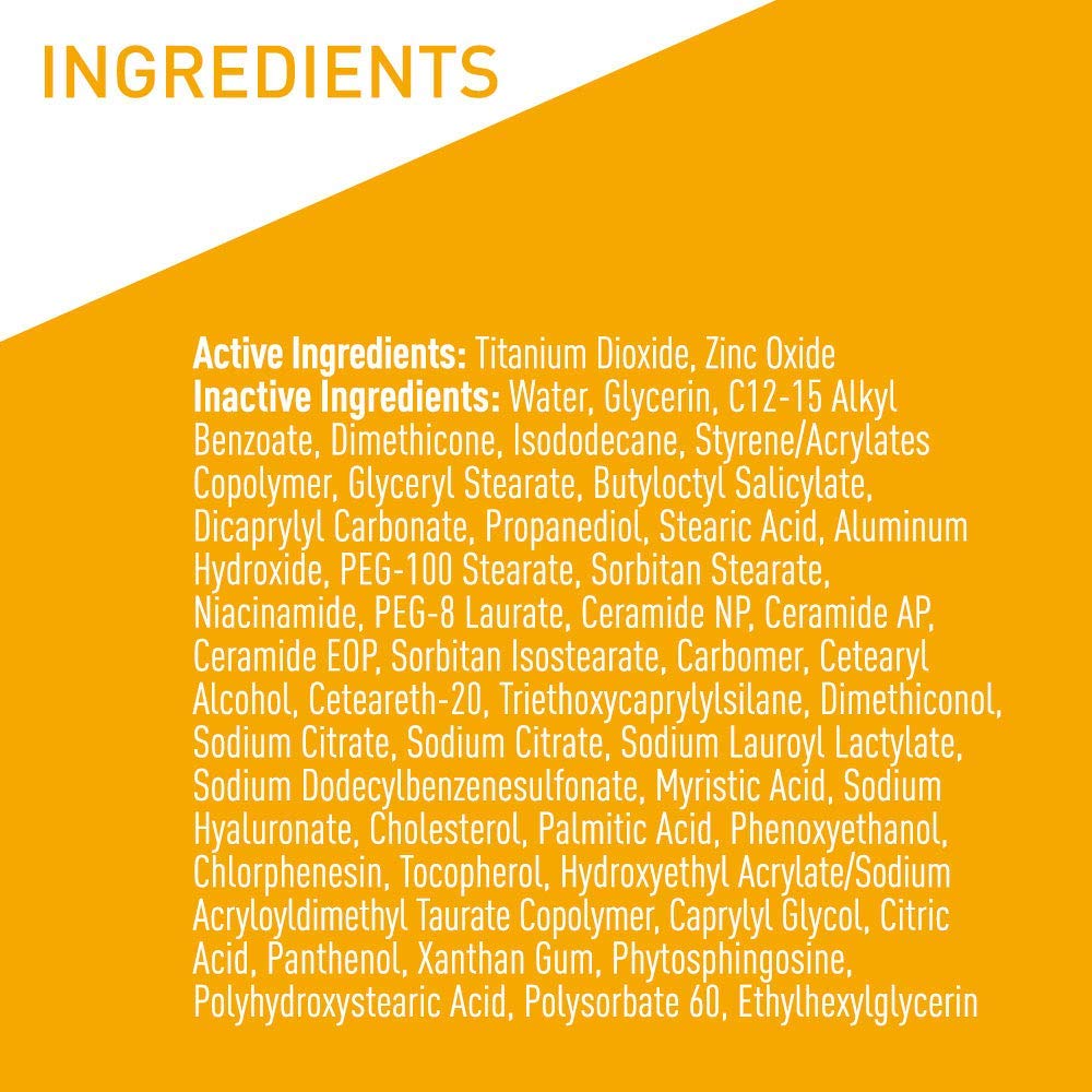 CeraVe 100% Mineral Sunscreen SPF 50 – Single-Step Daily SPF, Fragrance-Free Minimalist Skincare