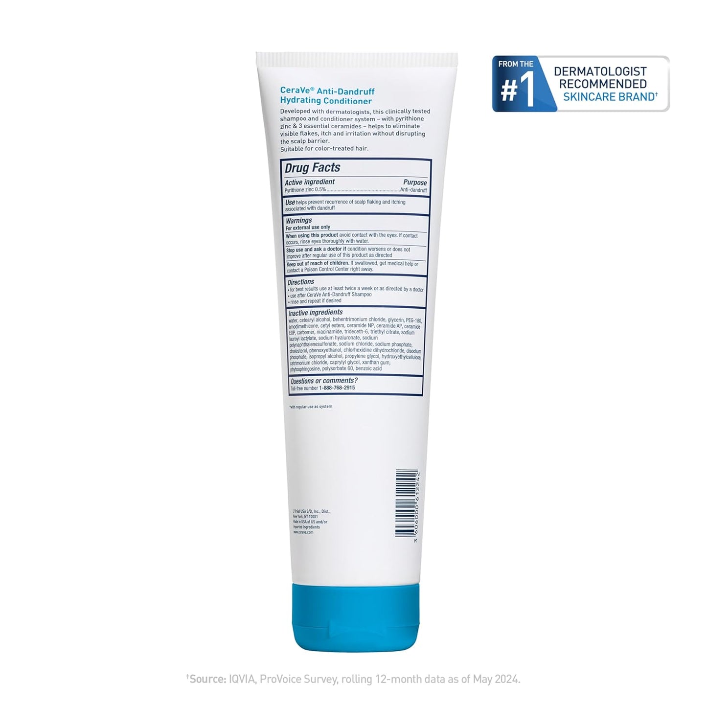 CeraVe Anti-Dandruff Conditioner – Thoughtful Self-Care Gift for Mom with Sensitive or Flaky Scalp