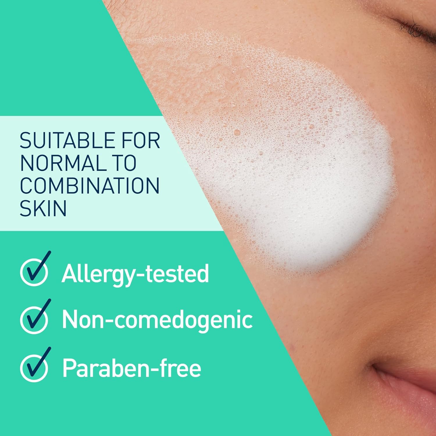 CeraVe Balancing Air Foam Face Wash – Gentle Evening Cleanser for Your Nightly Skincare Ritual