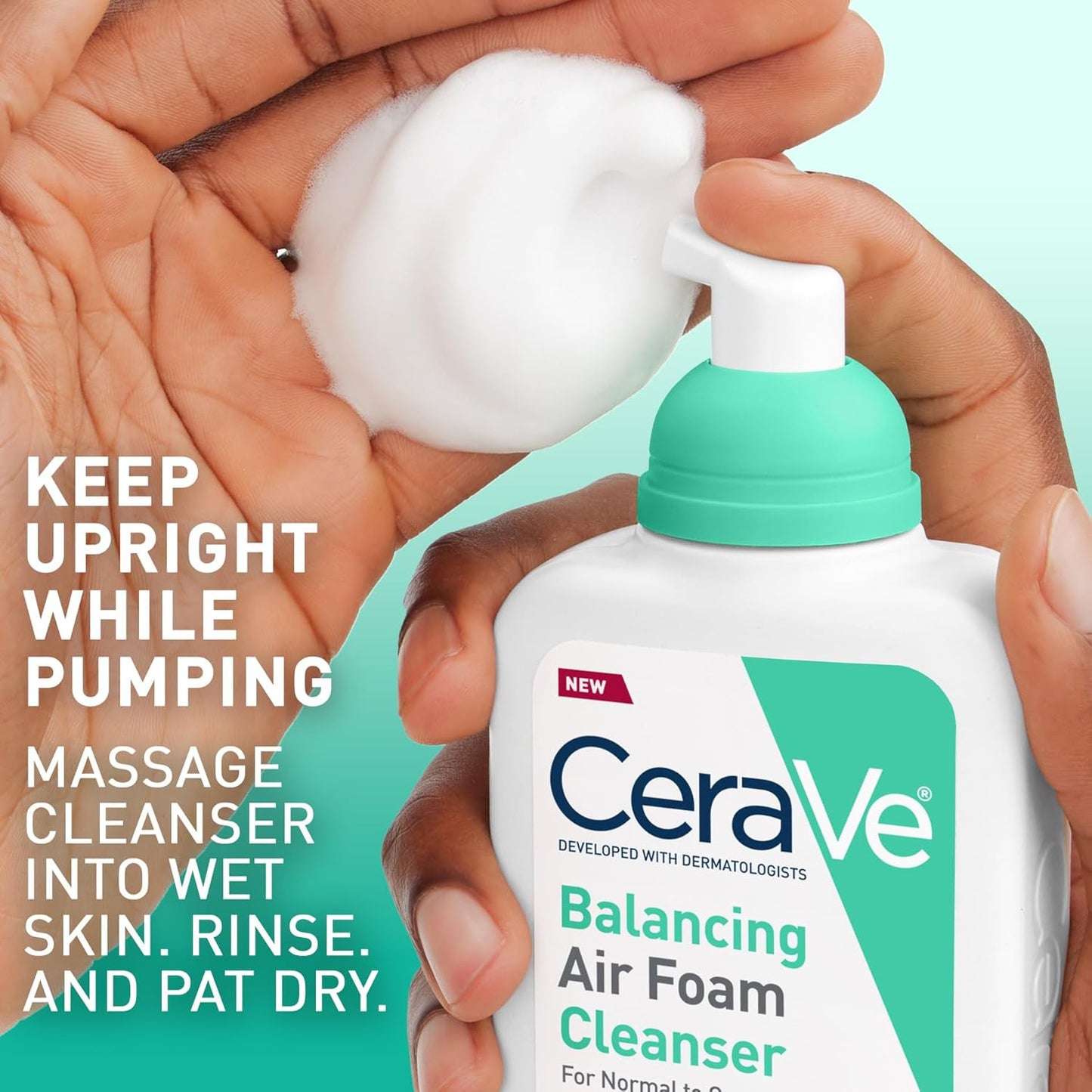 CeraVe Balancing Air Foam – Fragrance-Free Essential Cleanser for Uncluttered Skincare