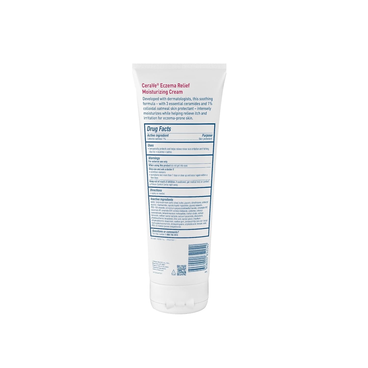 CeraVe Eczema Relief Moisturizing Cream – Thoughtful Self-Care Gift for Her, Sensitive Skin Friendly, 8oz