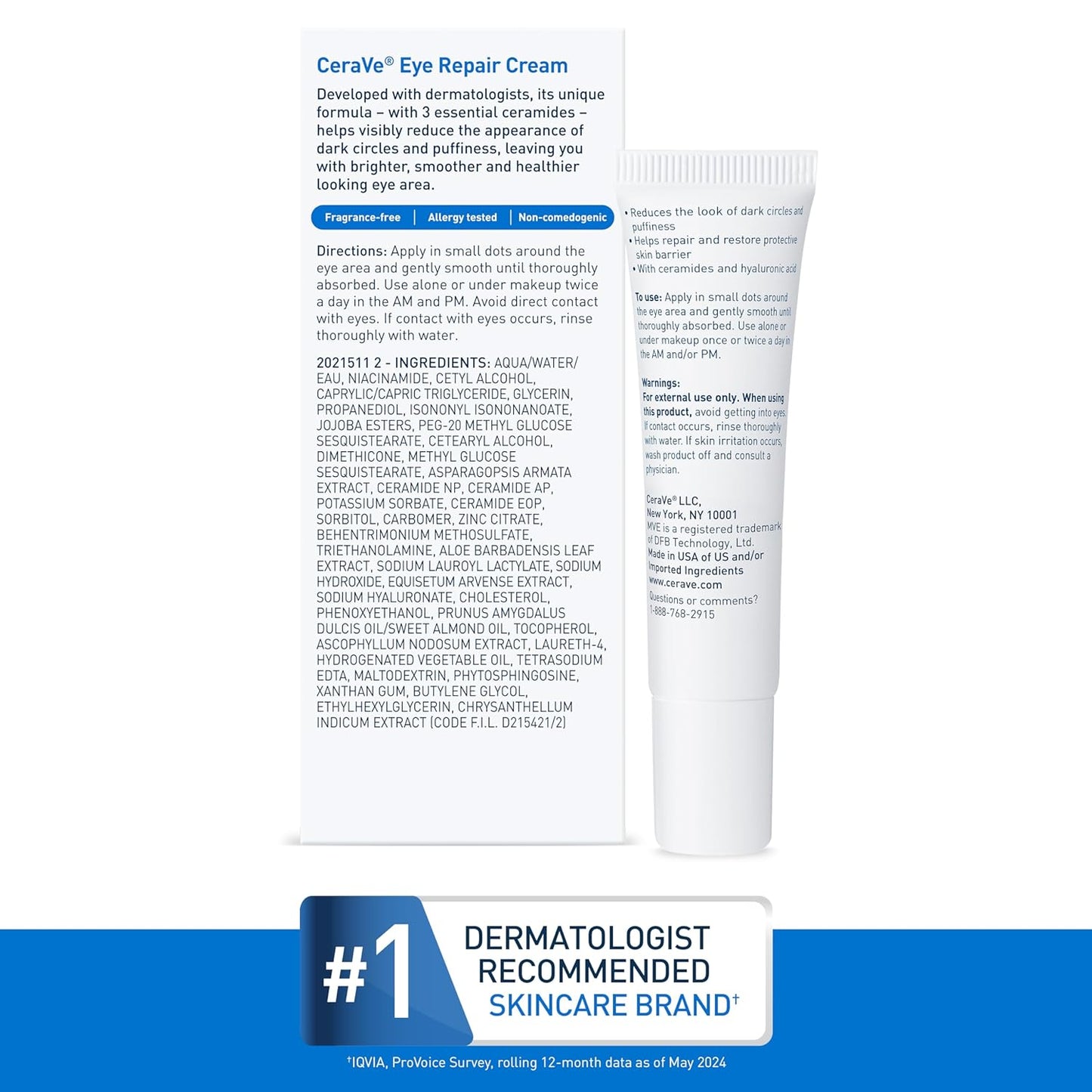 CeraVe Eye Repair Cream – Thoughtful Skincare Gift for Women and Mom Who Love Clinical Eye Care