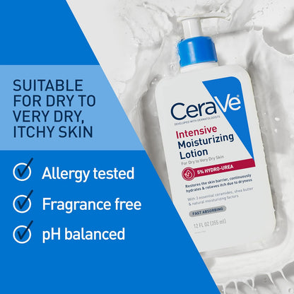 CeraVe Intensive Moisturizing Lotion – Fragrance-Free Everyday Lotion for Clean, Simple Routines