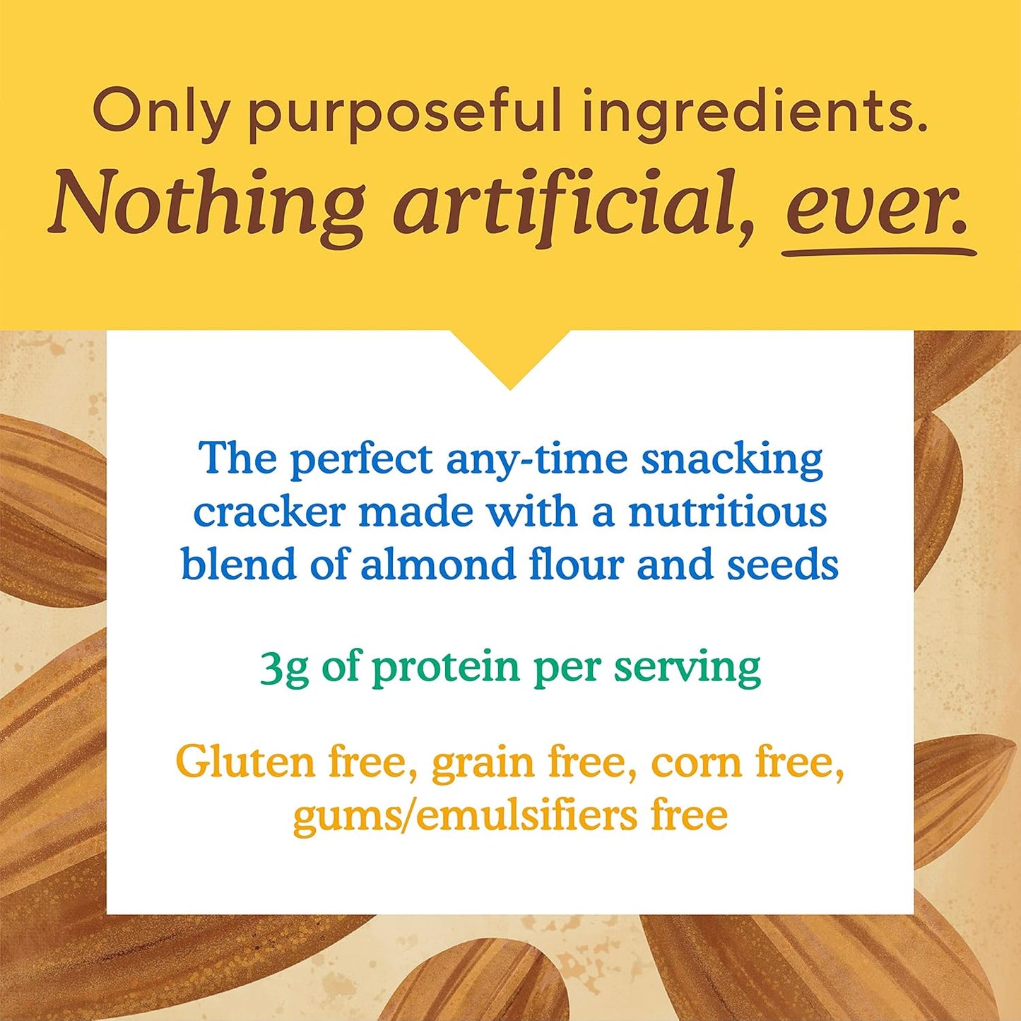certified gluten free, non-gmo, paleo friendly, and plant based credentials