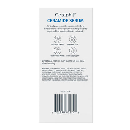 Cetaphil Ceramide Hydrating Serum – Thoughtful Birthday Gift for Women with Sensitive Skin