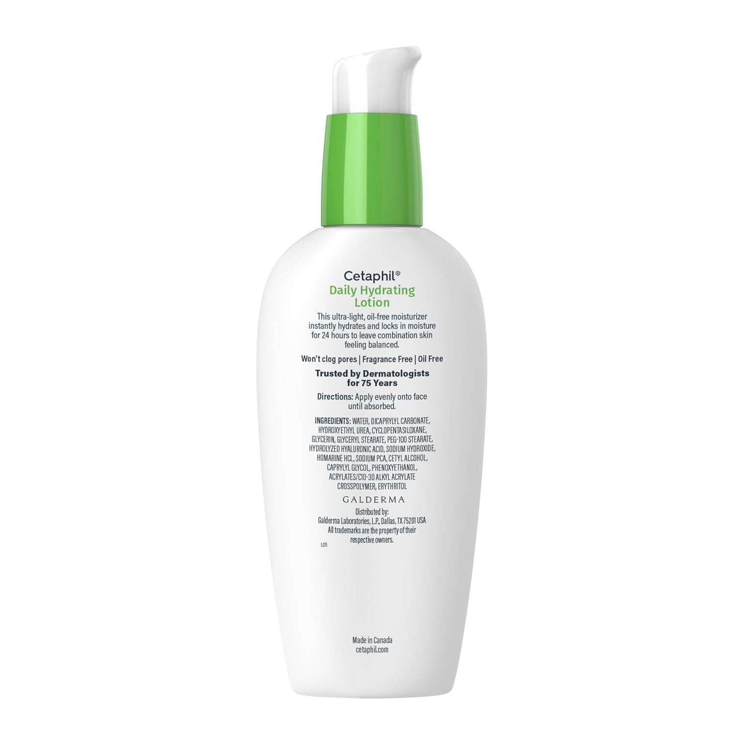 Cetaphil Daily Hydrating Lotion for Face – Calming Nightstand Moisturizer for Mindful Evening Skincare Rituals