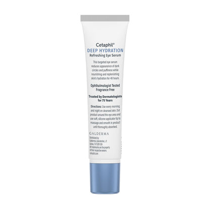 Cetaphil Deep Hydration Refreshing Eye Serum – Ophthalmologist-Tested Daily Eye Care for Sensitive Eyes & Contact Lens Wearers