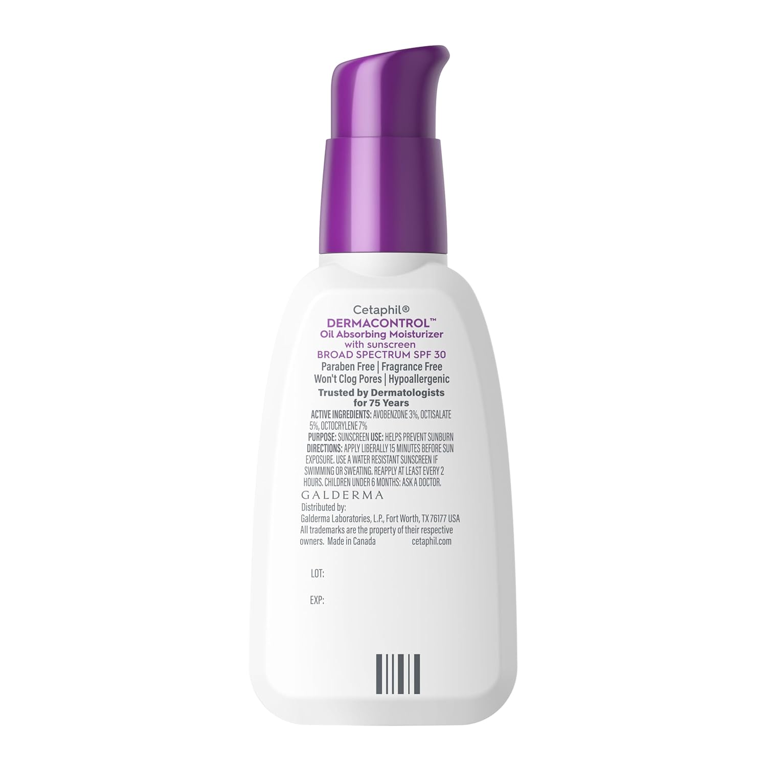Cetaphil DermaControl Oil Absorbing Moisturizer SPF 30 – Gentle Morning Ritual for Sensitive, Reactive Skin