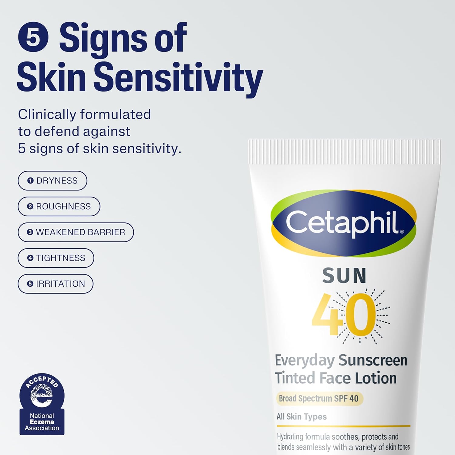 CETAPHIL Everyday Sunscreen Tinted – Streamlined 2-in-1 Sun Protection & Skin Tone Evening