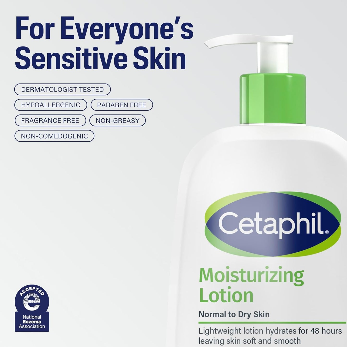 Cetaphil Face & Body Moisturizer – Gentle Lotion for Baby's Changing Table and Nursery