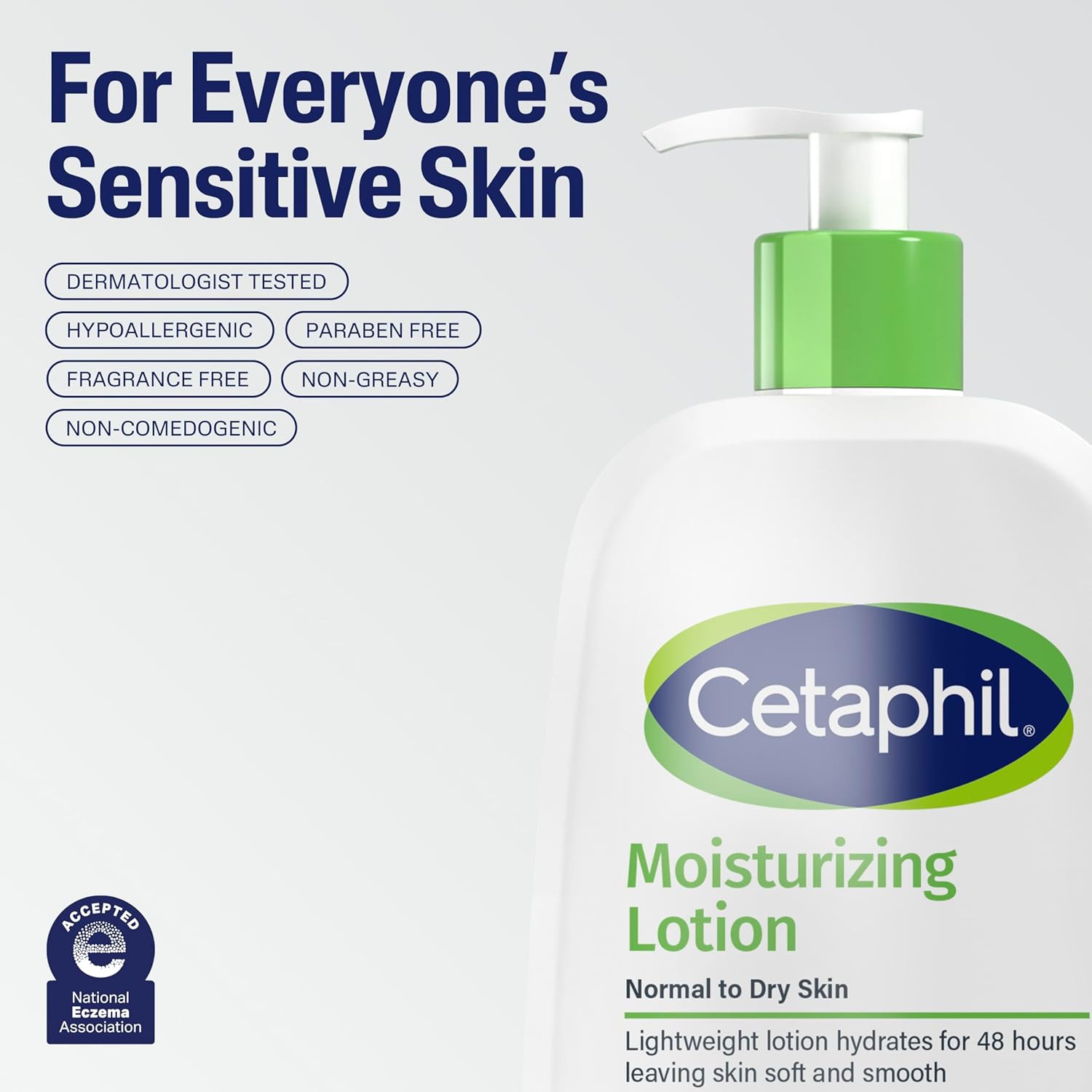 Cetaphil Face & Body Moisturizer – Gentle Lotion for Baby's Changing Table and Nursery