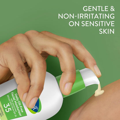 Cetaphil Face Moisturizer SPF 35 – TSA Friendly 3 oz Carry-On Lotion for Hotel Counters and Weekend Bags, Sensitive Skin Formula