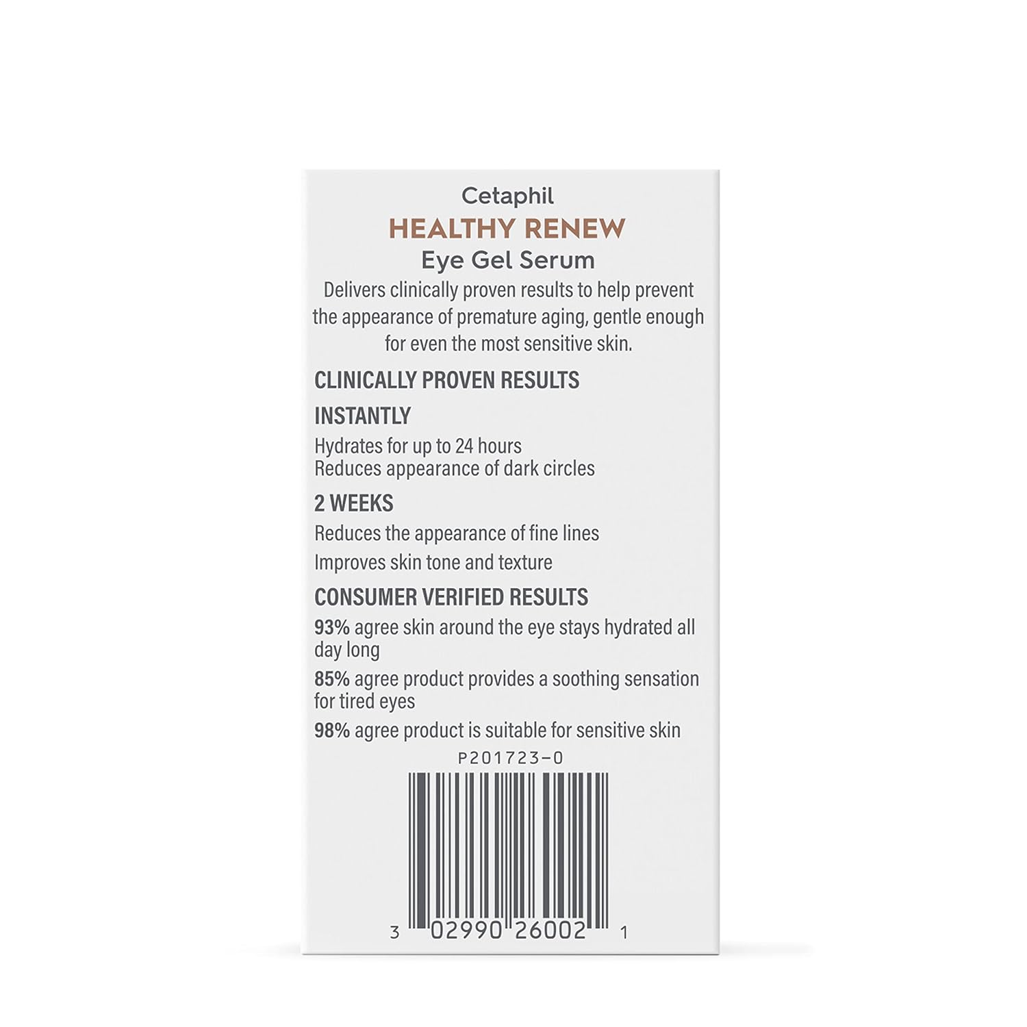 Cetaphil Healthy Renew Eye Gel Serum – Thoughtful Gift for Mom, Anti Aging Eye Serum for Sensitive Skin