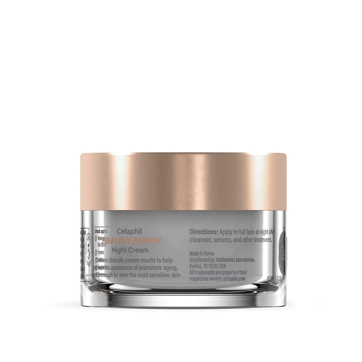 Cetaphil Healthy Renew Night Cream – Premium Anti-Aging Treatment for the Vanity, Dermatologist-Tested Peptide Cream