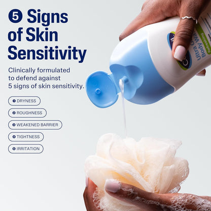 Cetaphil Ultra Gentle Refreshing Body Wash — Aloe & Calendula Daily Cleanser for a Calming Sensitive-Skin Shower Ritual