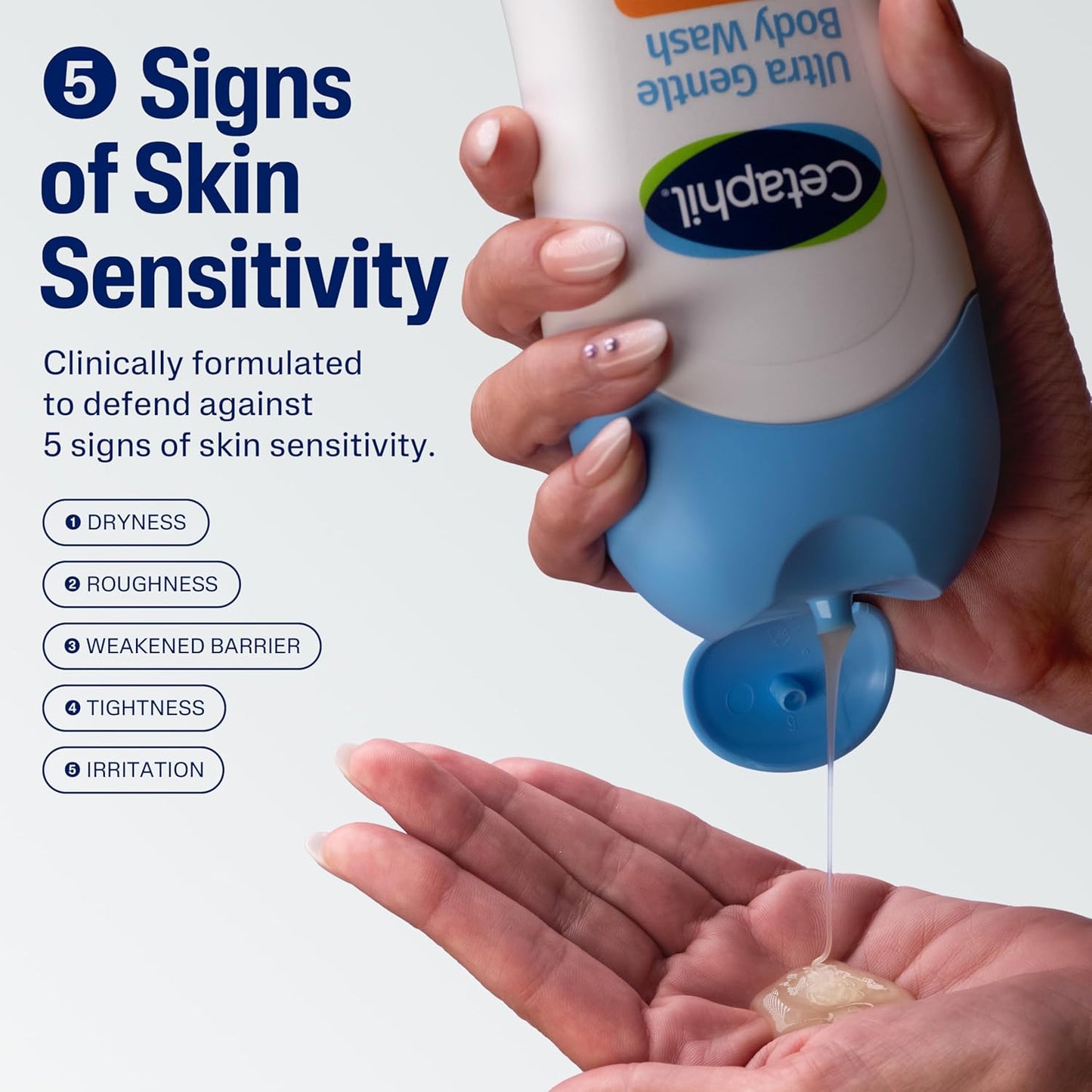 Cetaphil Ultra Gentle Relaxing Body Wash – Calming Shower Self-Care for Dry, Sensitive Skin