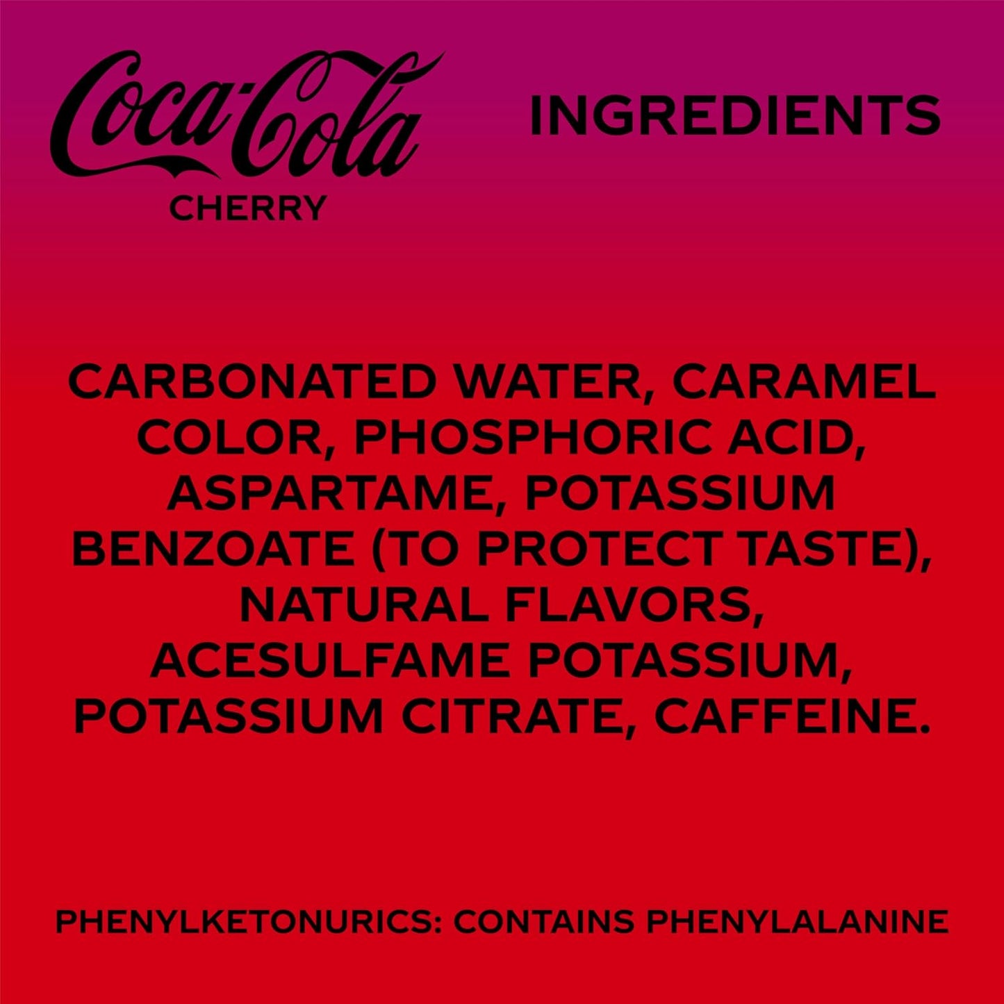 cherry flavor profile, with cherry vanilla variant available