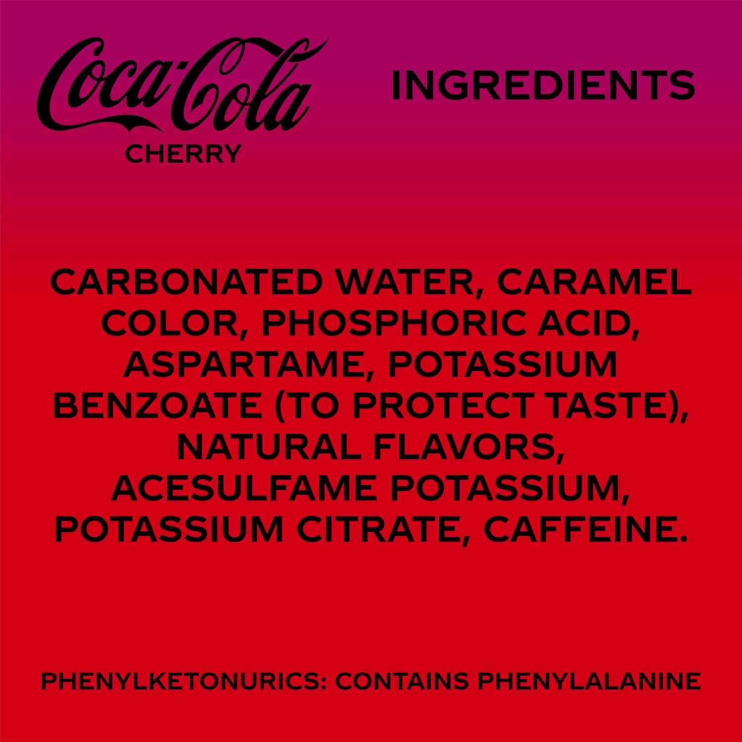 cherry flavor profile, with cherry vanilla variant available