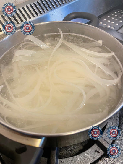 chewy and tender cooked texture
