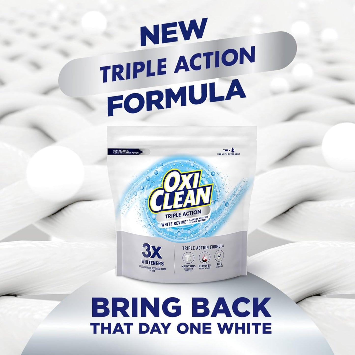 chlorine-free and color-safe formula safe for both whites and brights
