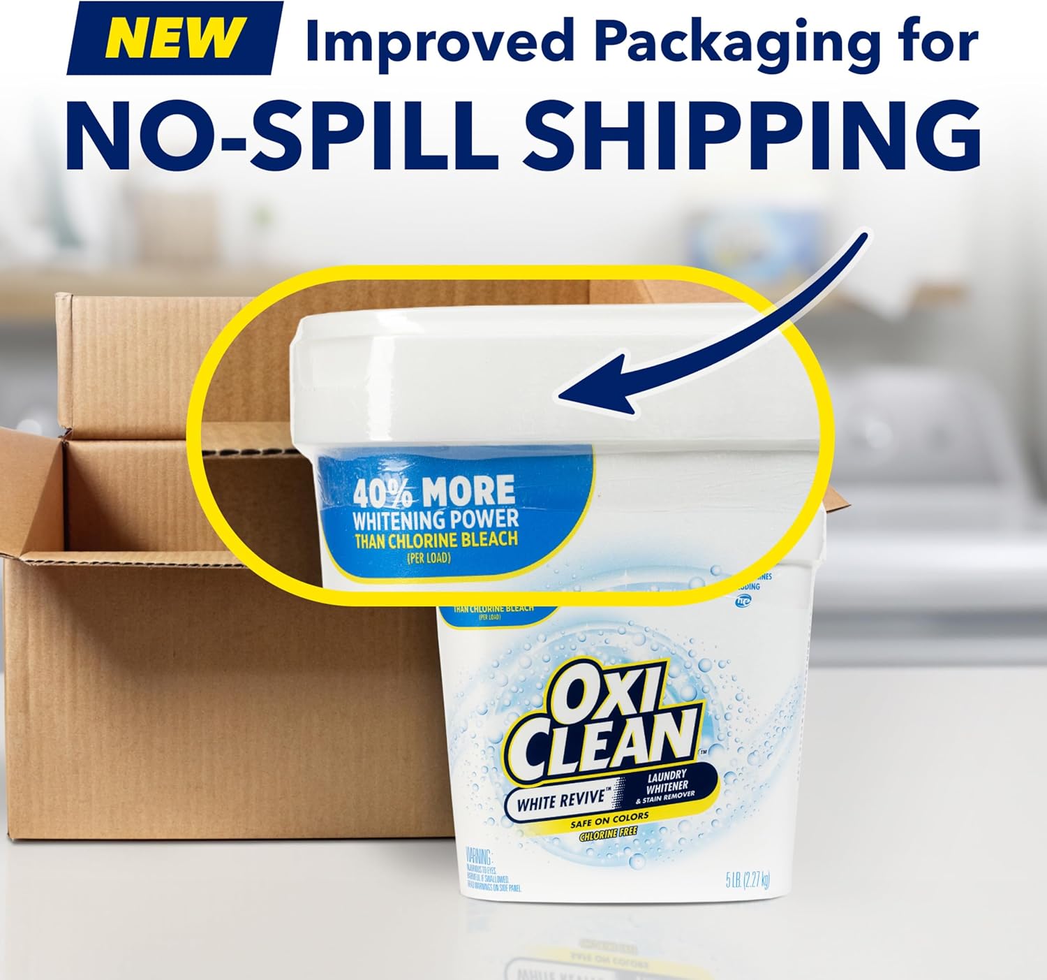 chlorine-free, color-safe composition safe for whites and accidental colored items