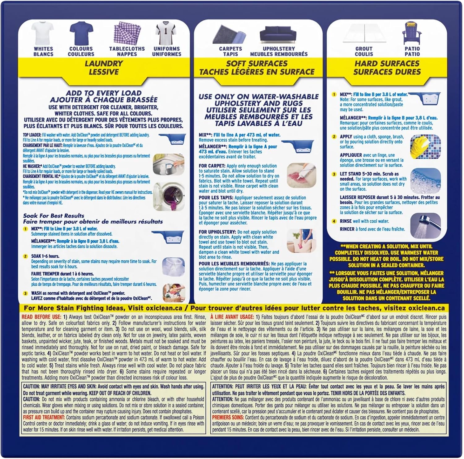chlorine-free, color-safe formula safe for whites and colored fabrics