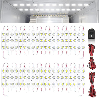 choice of 60, 90, or 120 ultra-bright white leds across 40 independent modules