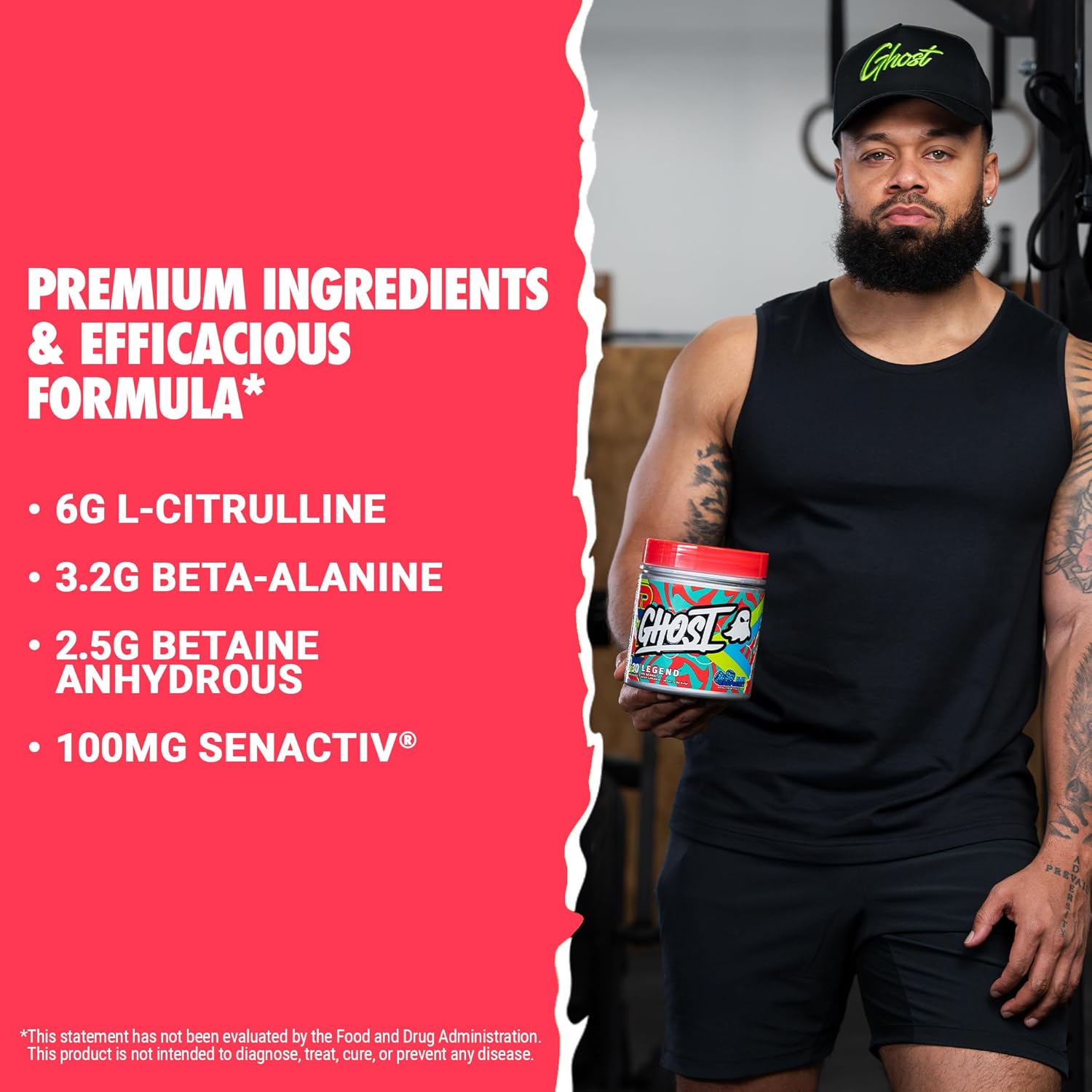choline + neurofactor (coffee fruit extract) for focus and cognitive drive