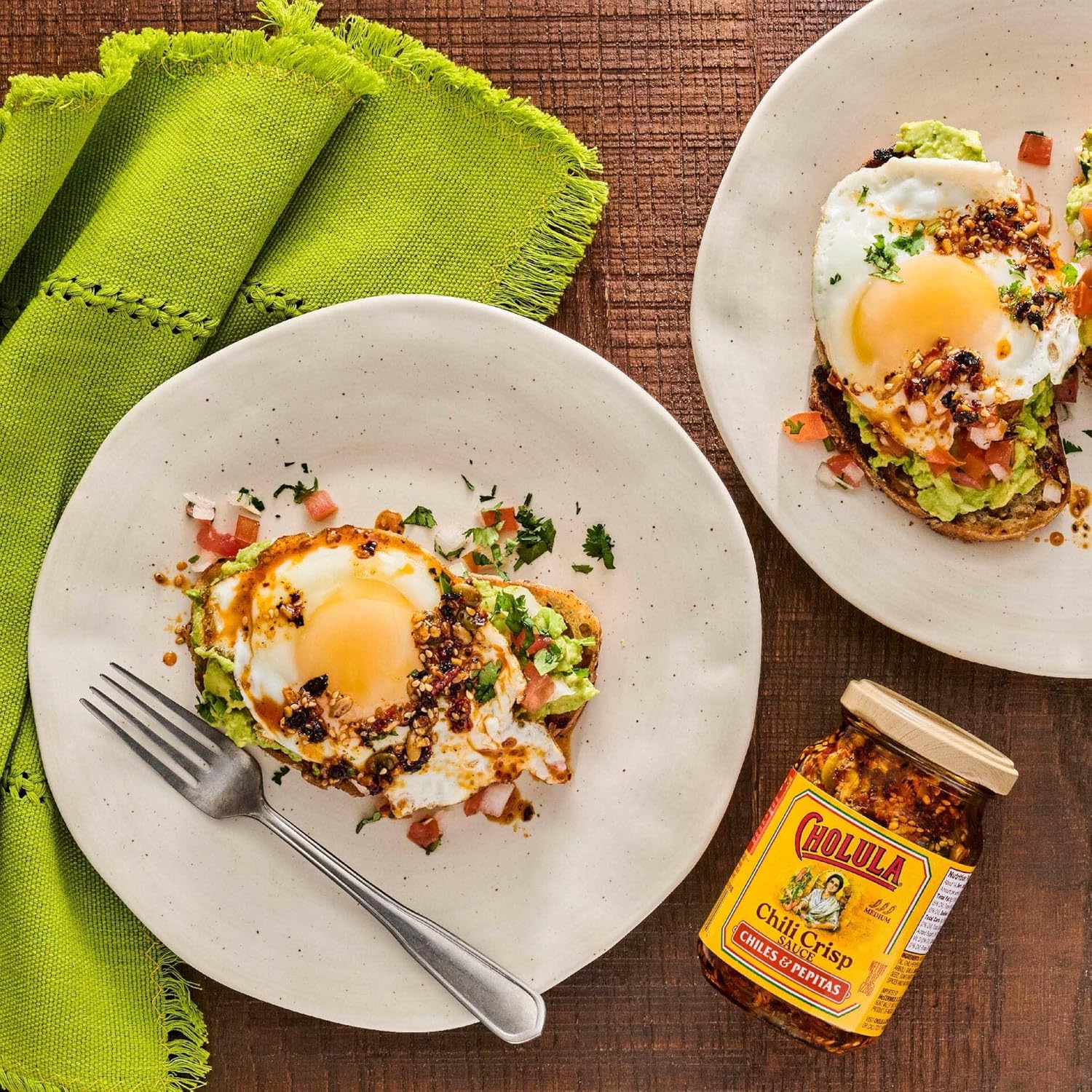 Cholula Chili Crisp Chiles & Pepitas – Quick Office Lunch Upgrade for Meal Prep and Desk-Side Snacks, 8 oz