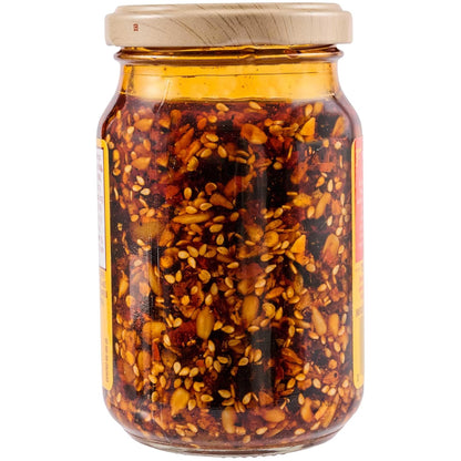 Cholula Chili Crisp Chiles & Pepitas – Quick Office Lunch Upgrade for Meal Prep and Desk-Side Snacks, 8 oz