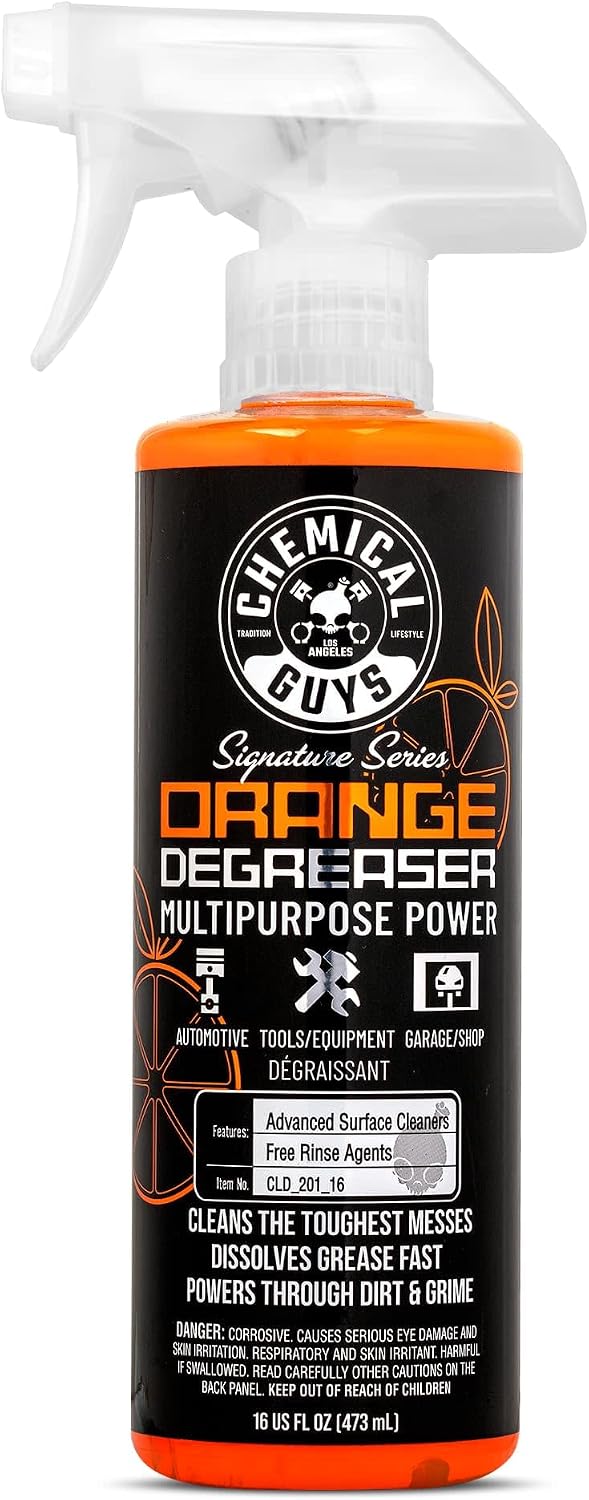 citrus-based active ingredients including limonene and surfactants for grease-cutting power